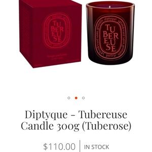 NEW Diptyque Tubereuse Black Candle | 10.2oz